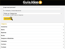 Tablet Screenshot of guiajoias.com